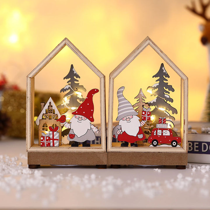 Weihnachtlich dekorative Laterne Karnz