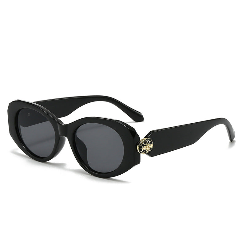 Damen modische Sonnenbrille mit einzigartigem Rahmen Karnz