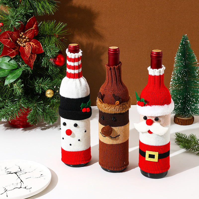 Weihnachtsgeschenk Weinflaschenhülle Karnz