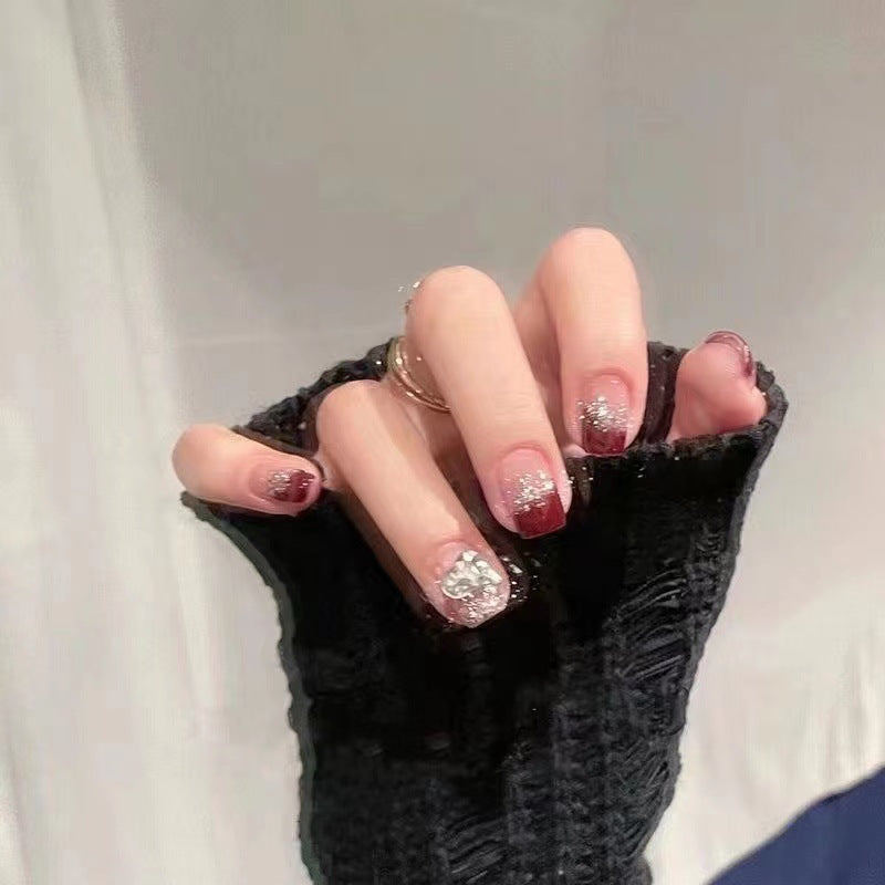 Glamouröser Farbverlauf Nagelkunst