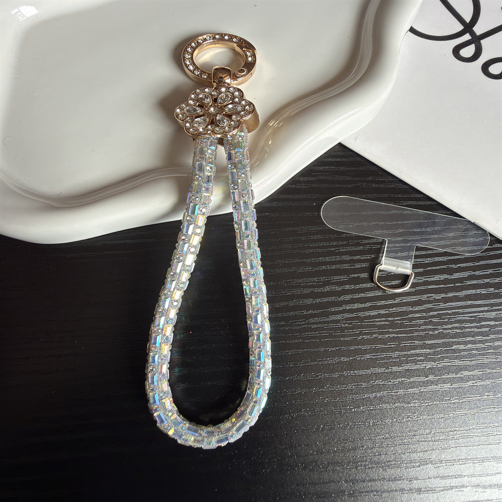 Eleganter Schlüsselanhängerhalter mit Kristallakzenten Karnz