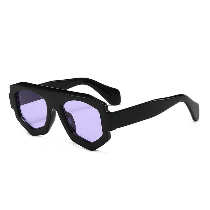 Fette geometrische Schildbrille Karnz