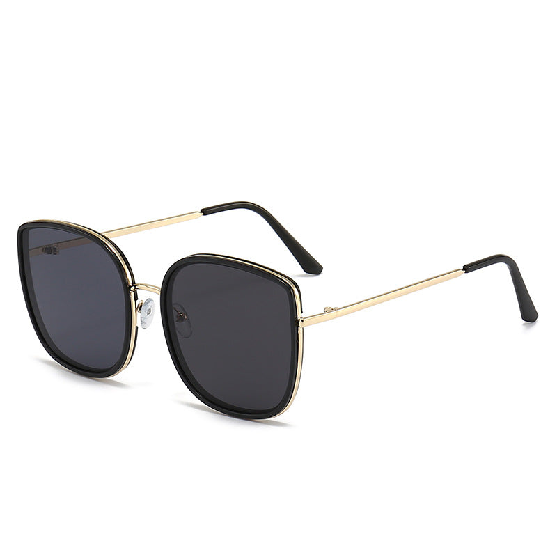 Designer Übergroße Quadratische Sonnenbrille