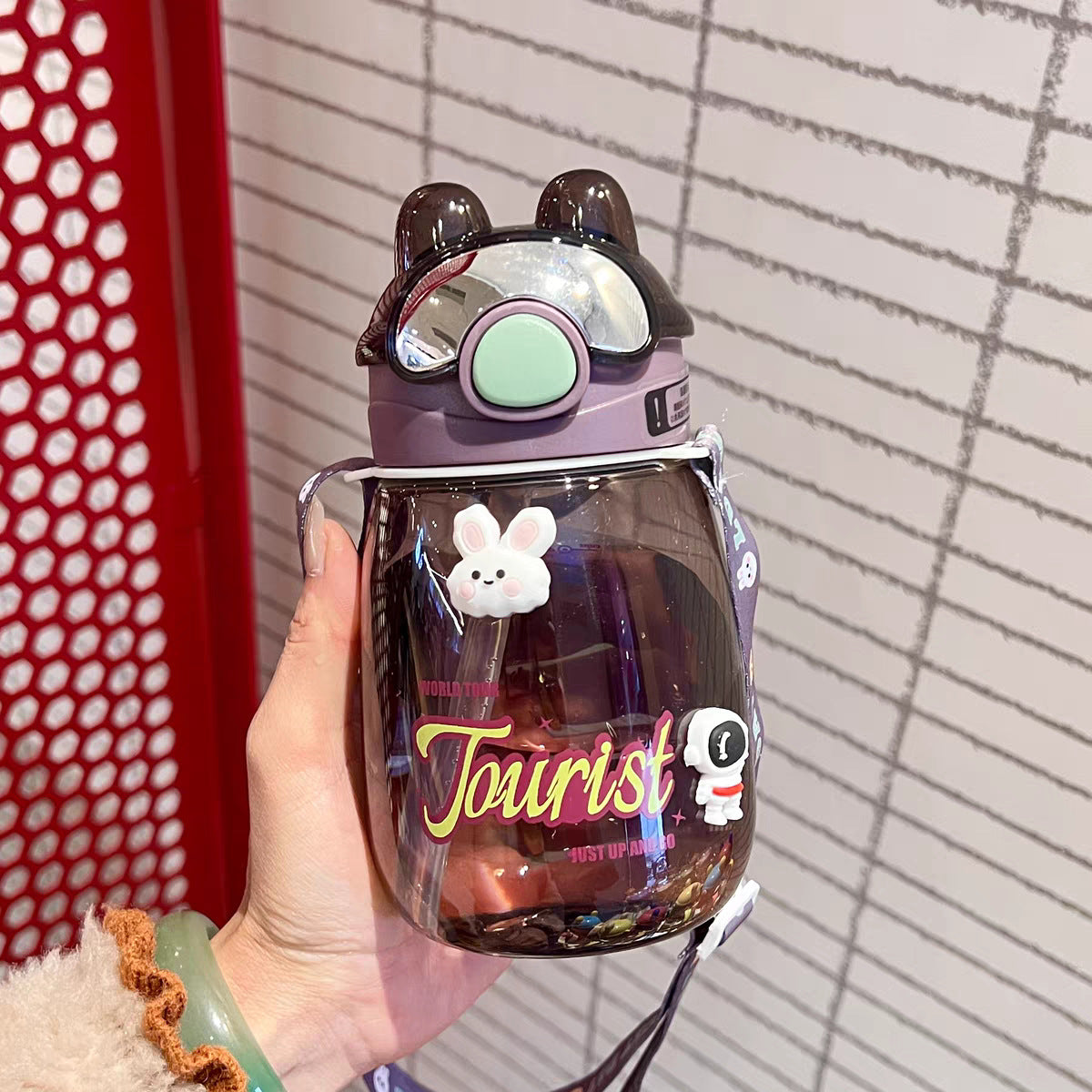 Damen Verspielte BPA-freie Trinkflasche mit einzigartigem Design Karnz