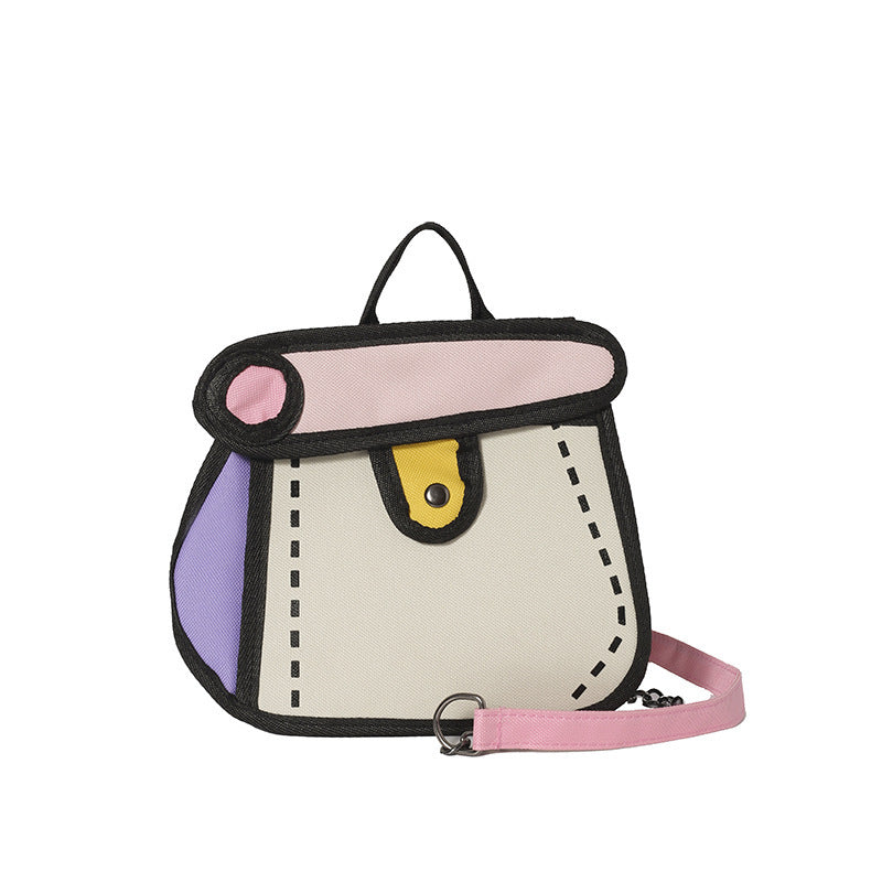 Trendiger Cartoon-Stil Mini-Rucksack Karnz