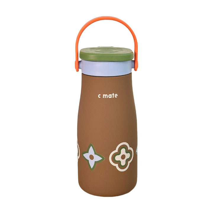 Damen Isolierte Trinkflasche mit praktischem Trageriemen Karnz