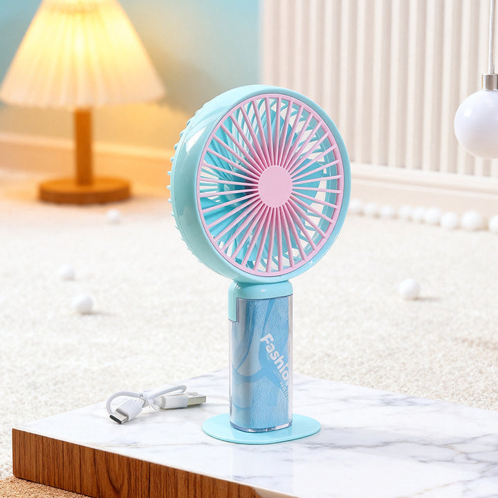 Damen Tragbarer Tischventilator mit USB-Ladefunktion und vielseitigen Geschwindigkeitsstufen Karnz