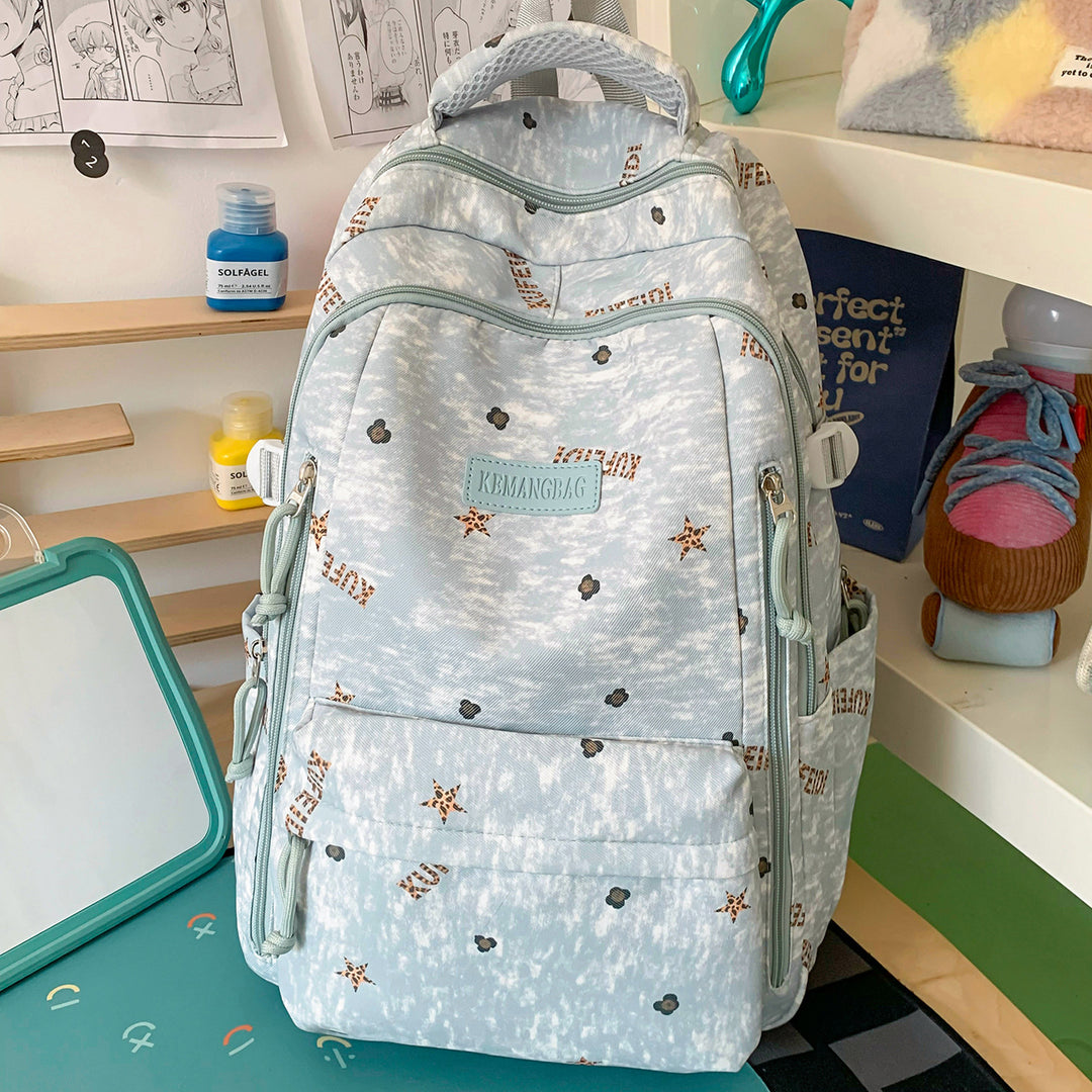 Verspielt Illustrierter Schulrucksack Karnz