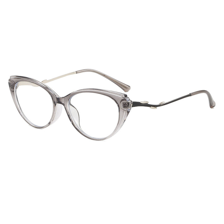 Modische Cat-Eye Brille mit Filigranem Design Karnz