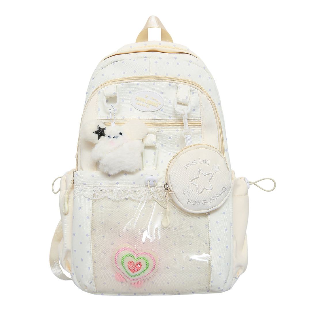 Charmanter gepunkteter Rucksack Karnz