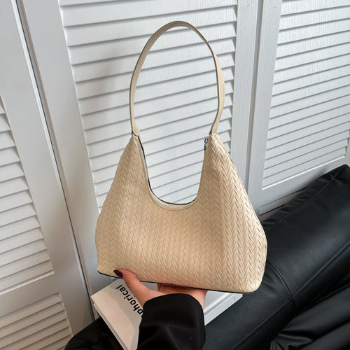 Texturierte Gewebte Schultertasche Karnz