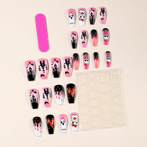 Halloween-Themen Künstlerische Acryl-Nagelkunst Verlängerungen Karnz