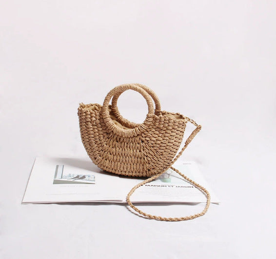 Damen Handtasche mit geflochtenem Design Karnz
