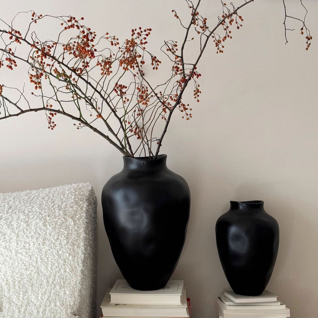 Elegante große Keramikvase