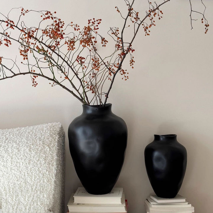 Elegante große Keramikvase