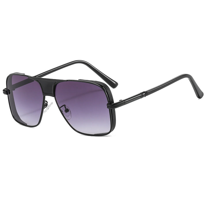 Damen elegante Sonnenbrille mit modernem Oversized-Rahmen Karnz