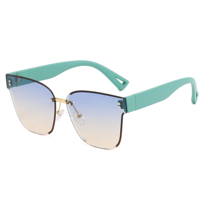 Damen stylische Sonnenbrille mit elegantem Schilddesign Karnz