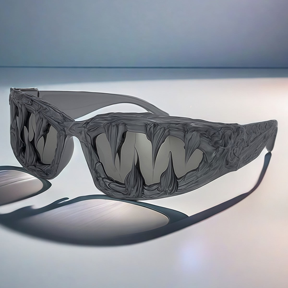 Damen Sportsonnenbrille mit kreativem Monster-Design Karnz