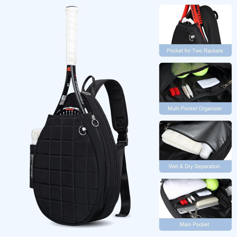 Tennis Schläger Tragetasche Rucksack Karnz