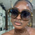 Damen oversized Sonnenbrille mit eleganter Rahmenstruktur und UV-Schutz Karnz
