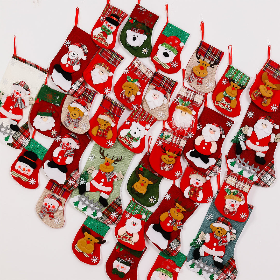 Festlicher Weihnachtsstrumpf Karnz