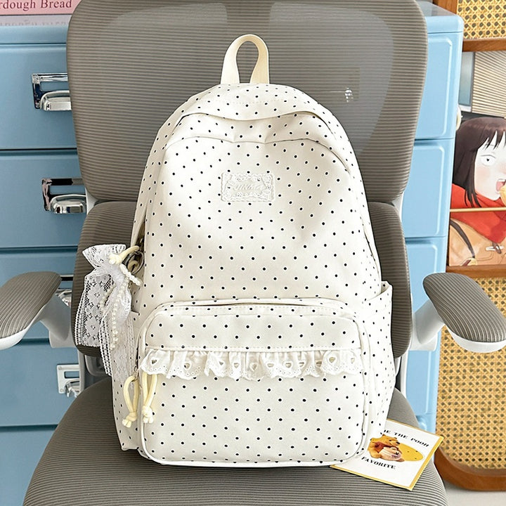 Charmanter Punkten Schul Rucksack Karnz