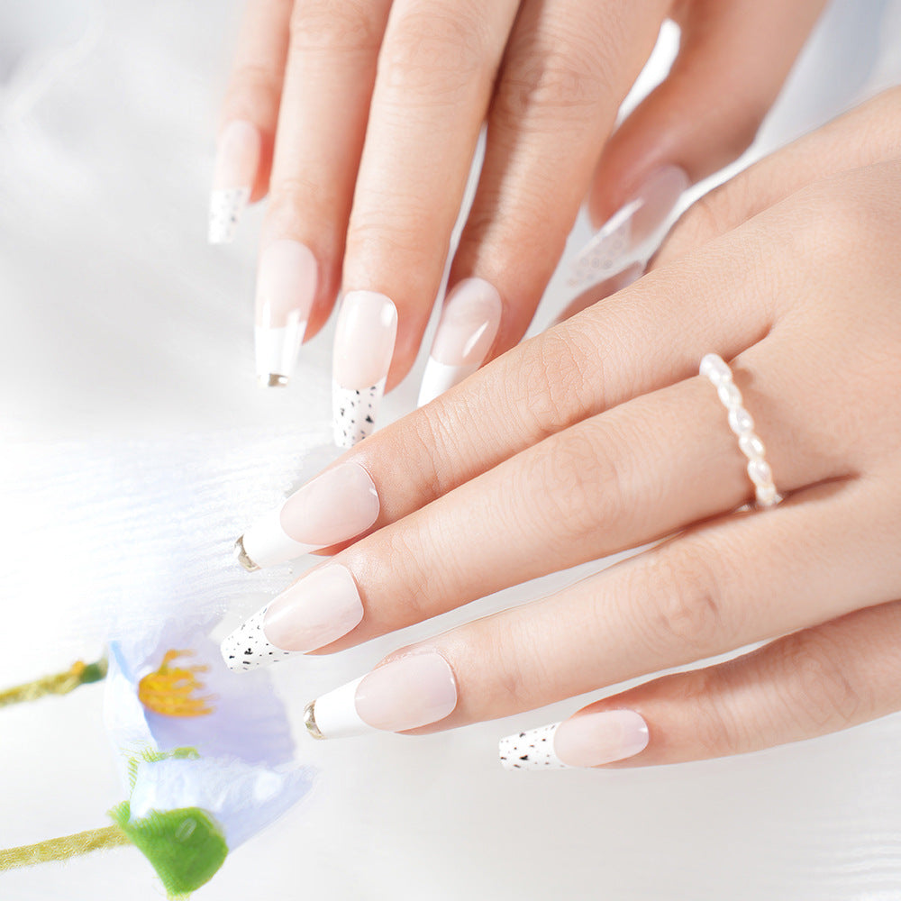 French Tip Dekorative Nagel-Set Karnz