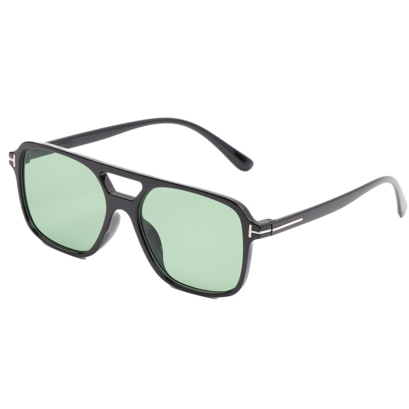 Damen modische Sonnenbrille im trendigen Schildpatt-Design Karnz