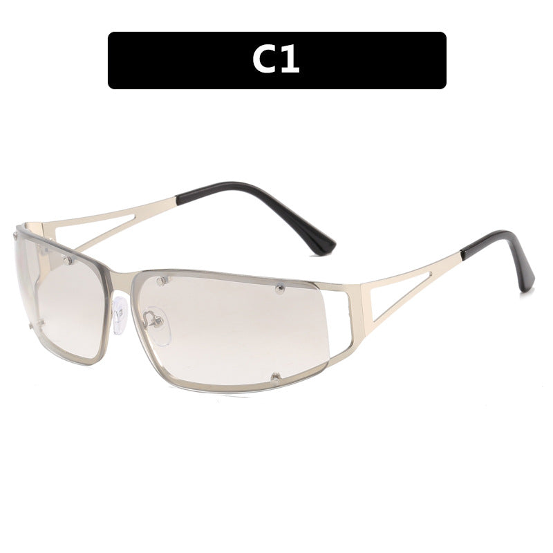 Damen sportliche Sonnenbrille mit trendigem Design und polarisierten Gläsern Karnz