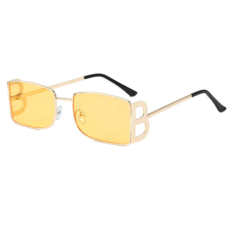 Damen Designer-Sonnenbrille mit auffälligem Rahmen Karnz