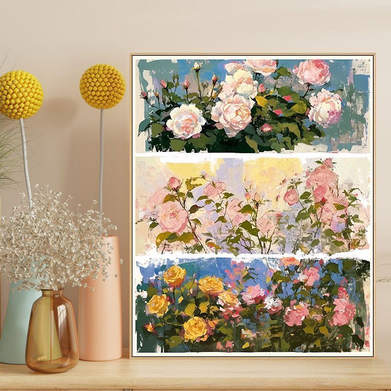 Vintage Floral Wandkunst Karnz