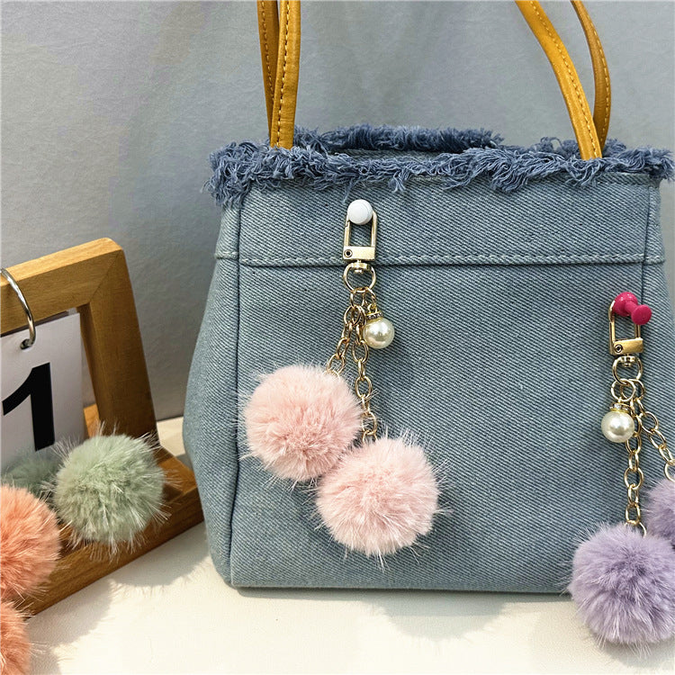 Stilvolle Denim Tragetasche Karnz