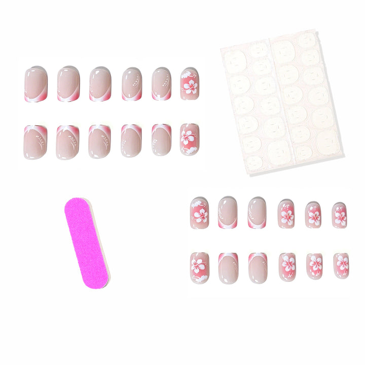 Floral Acrylnageldesign Karnz