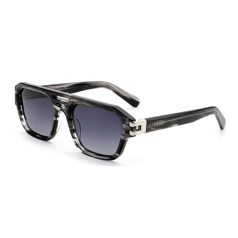 Damen modische Sonnenbrille im luxuriösen Design mit robustem Kunststoffrahmen Karnz