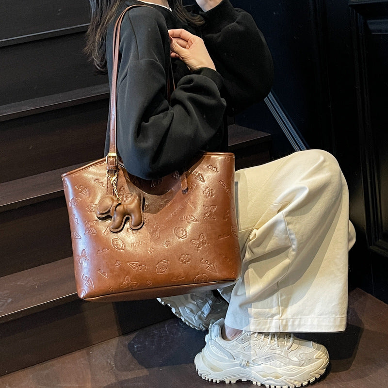 Texturiertes Design Alltags-Tote-Bag Karnz