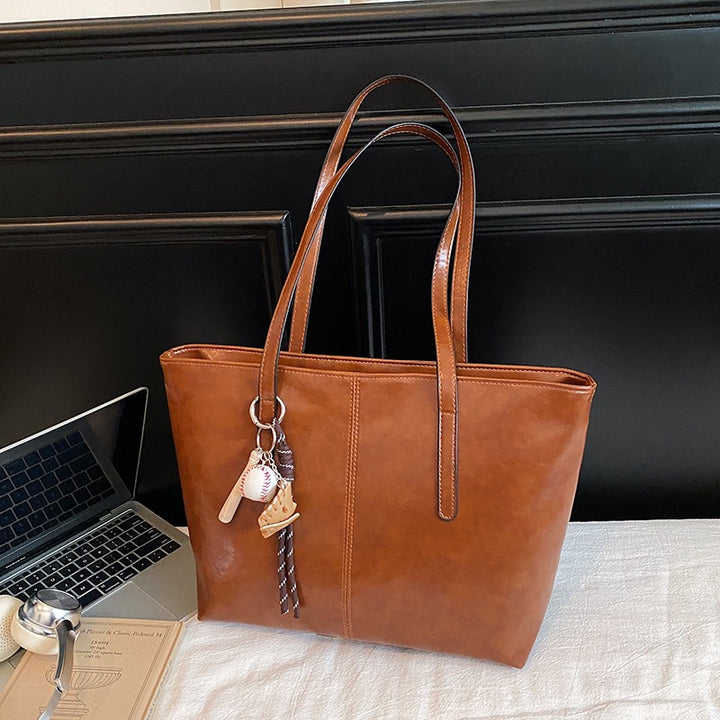 Klassische Strukturierte Kunstleder Tote