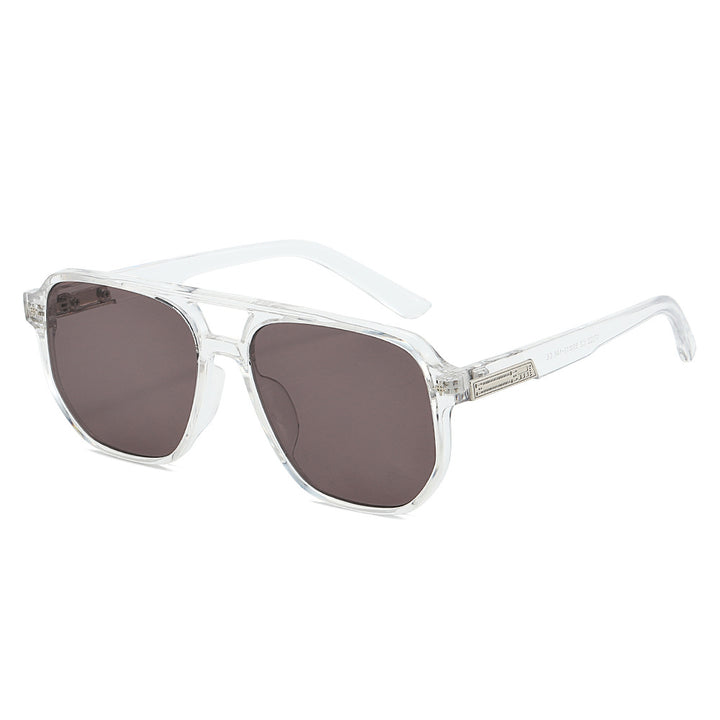 Geometrische Schild Sonnenbrille Karnz