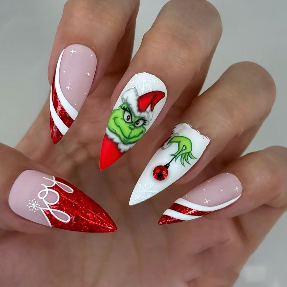 Themen Feiertags Press-On Nagelkunst Karnz