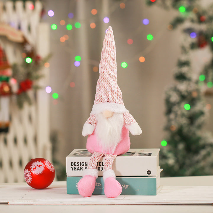Niedliche Weihnachtsgnom-Dekorationsfigur Karnz