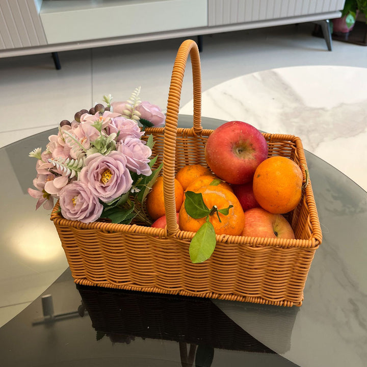 Handgewebter dekorativer Blumenkorb Karnz