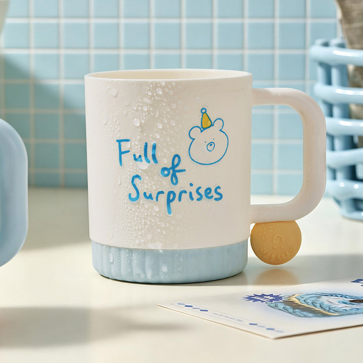 Lustige Keramiktasse mit Fröhlichem Charakterdesign Karnz
