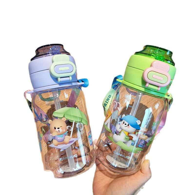 Damen kreative Wasserflasche mit sicherem Schließmechanismus Karnz