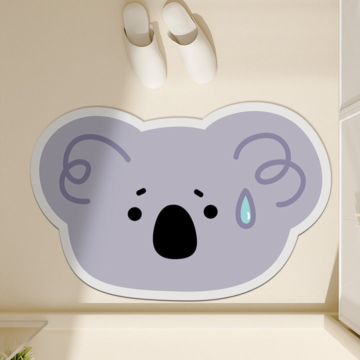 Süßer Koala-förmiger Bodenmatte