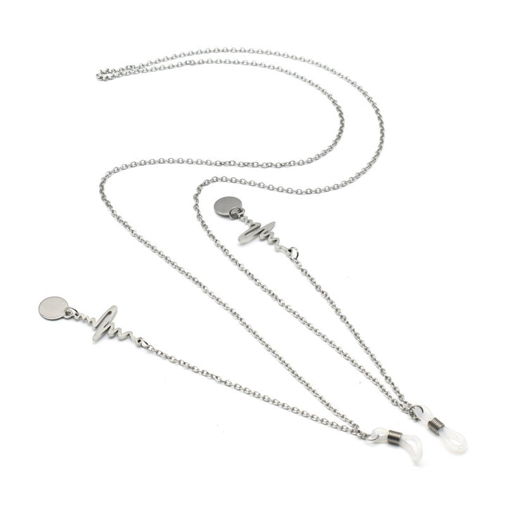 Elegante Pulse Design Brillen Kette Karnz