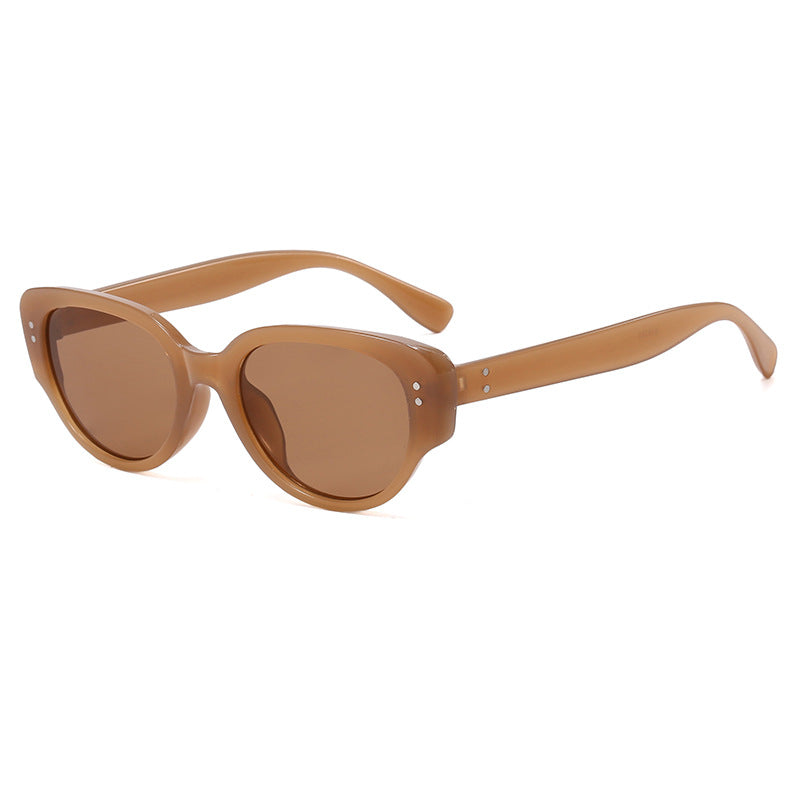 Damen modische Sonnenbrille mit markantem Design Karnz