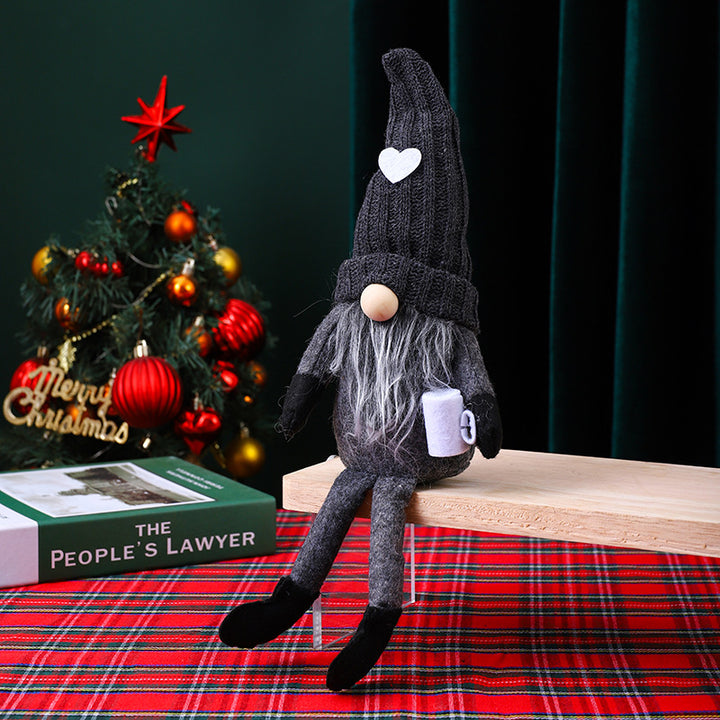 Dekorative Weihnachtsgnom Figur Karnz