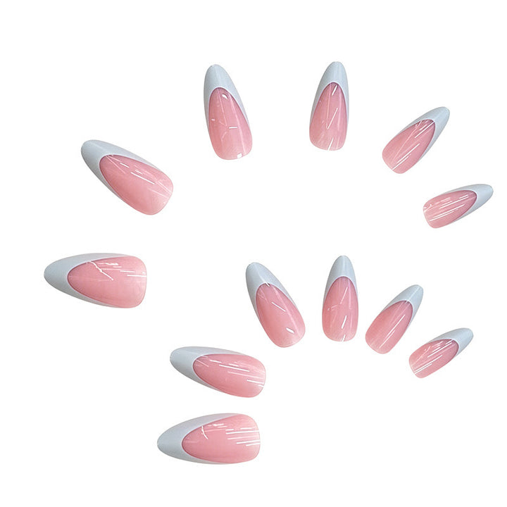 Elegante Stiletto Druck-Nagelspitzen Karnz