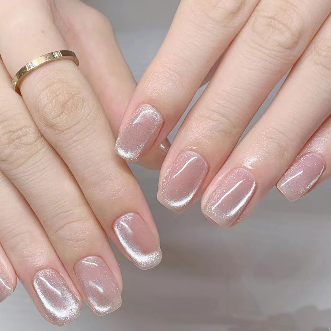 Elegantes Glänzendes Press-On Nagelset