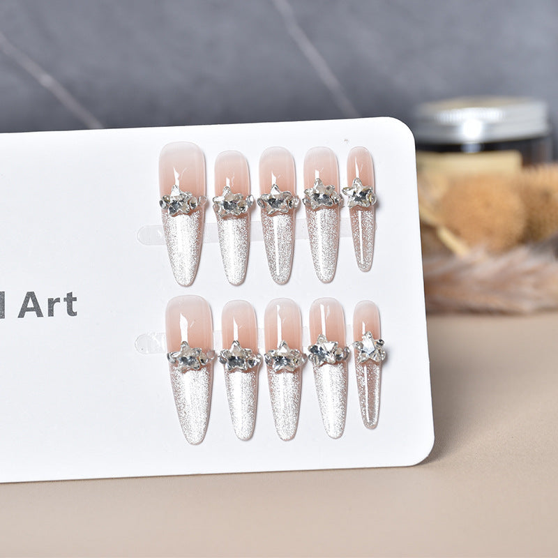 Glamouröses Acryl-Nagelset Karnz