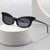 Damen Cat-Eye Sonnenbrille mit transparentem Rahmen und UV-Schutz Karnz